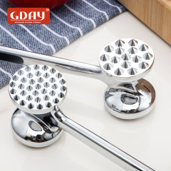 Double-sided loose meat hammer steak hammer stainless steel zinc alloy pounding pork chop tenderizer hammer kitchen meat hammer tool