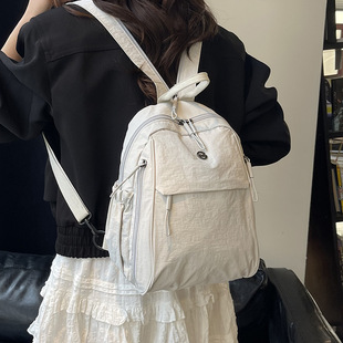 New Style Backpack for Women, Lightweight, Versatile, Fashionable Small Backpack That Can Be Worn Cross-Body for Commuting, Casual Travel, Girls’ Backpack