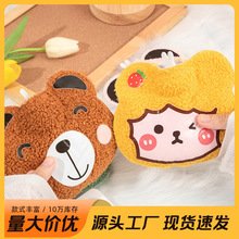 厂家直销现货泰迪绒热水袋学生暖宝卡通注水暖水袋迷你毛绒暖手袋