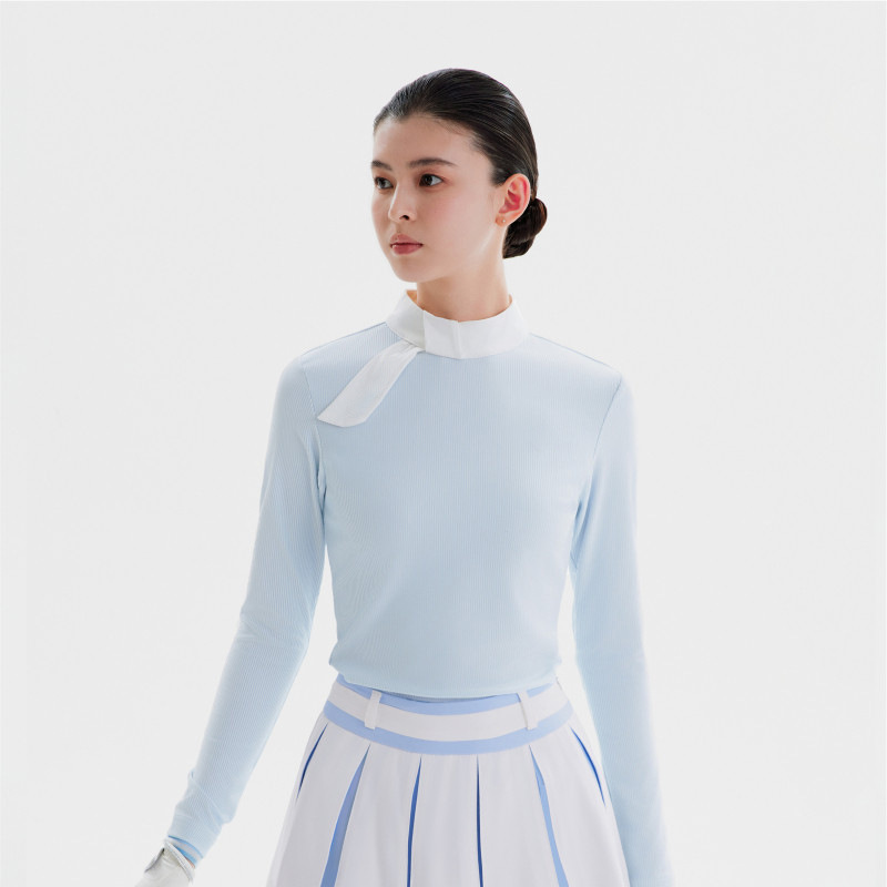 New women's golf clothing: sun-protective, stretchy, long-sleeved sports top, quick-drying, breathable, odor-resistant golf base shirt