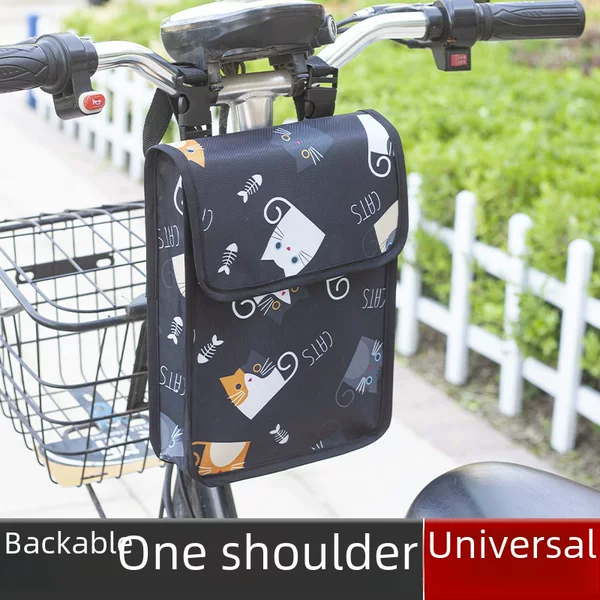 Factory Direct Sales Bicycle Bag Large Capacity Oxford Cloth Can Be Carried on the Shoulder and Carried Bicycle Bag Wholesale Storage
