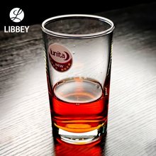 Libbey进口利比玻璃杯酒店钢化杯子商用啤酒酒杯饭店水杯茶杯