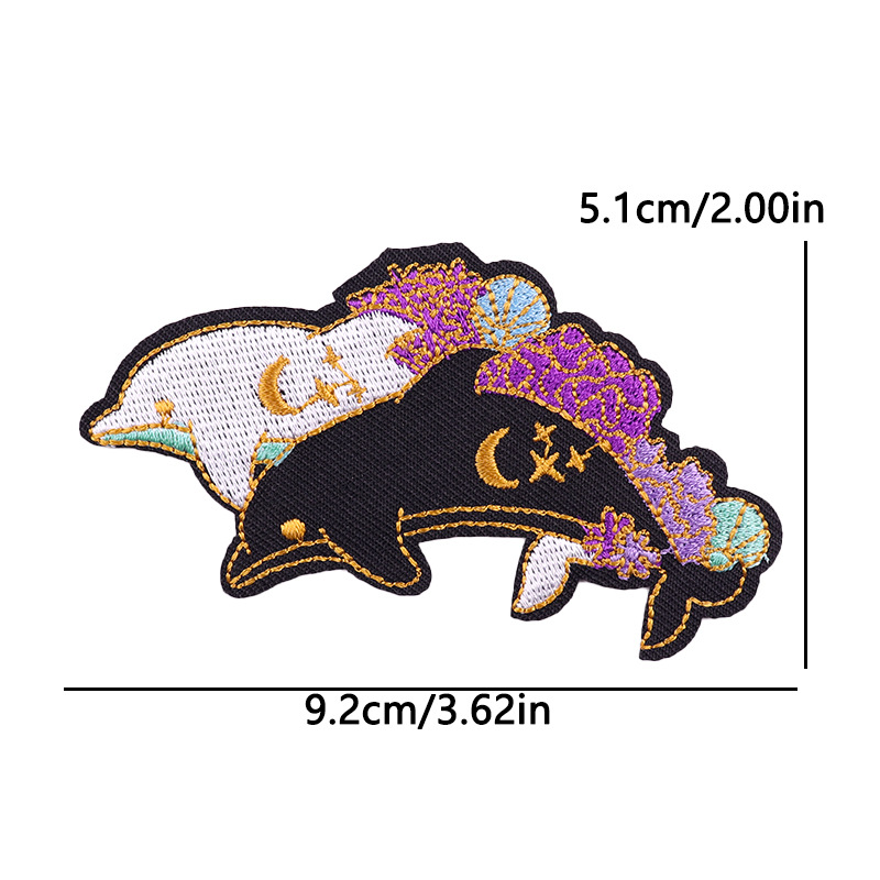 7g Weight Clothing Sticker Patches Classification 1 Piece Quantity Embroidery thread Material Animal, Cartoon Pattern Cute Style 1 Piece Cute Animal Cartoon Embroidery Thread Clothing Sticker Patches 9