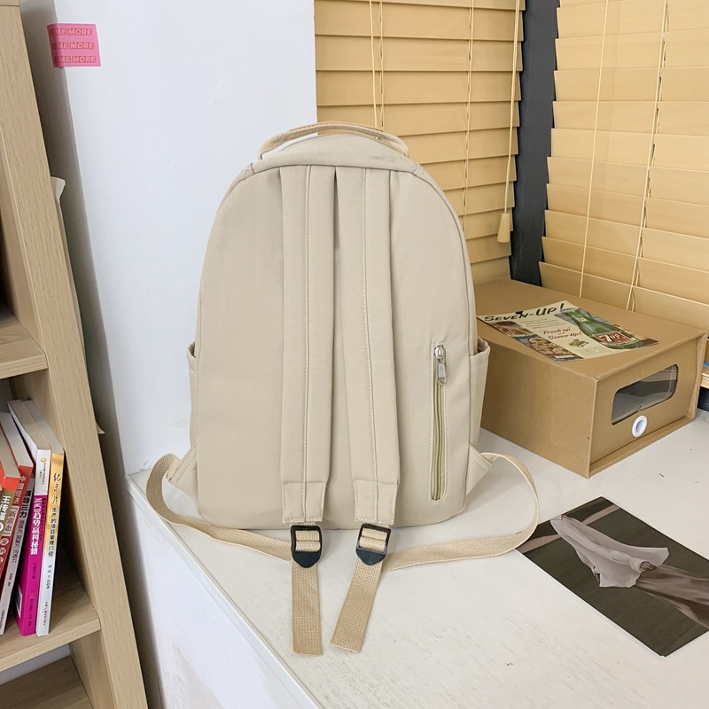 Simplicidad y todo fósforo ins nueva mochila de nailon del campus femenina Mori estilo coreano mochila casual mochila para estudiantes de secundaria