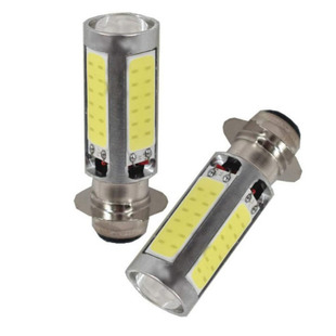 Motorcycle led headlight single claw H6M PX15D COB 25W 5 sides modified headlight BA20D double claw taillight