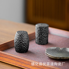 紫光檀木錘紋蓋置手作實木紫砂壺蓋碗蓋子托茶具墊茶道零配件