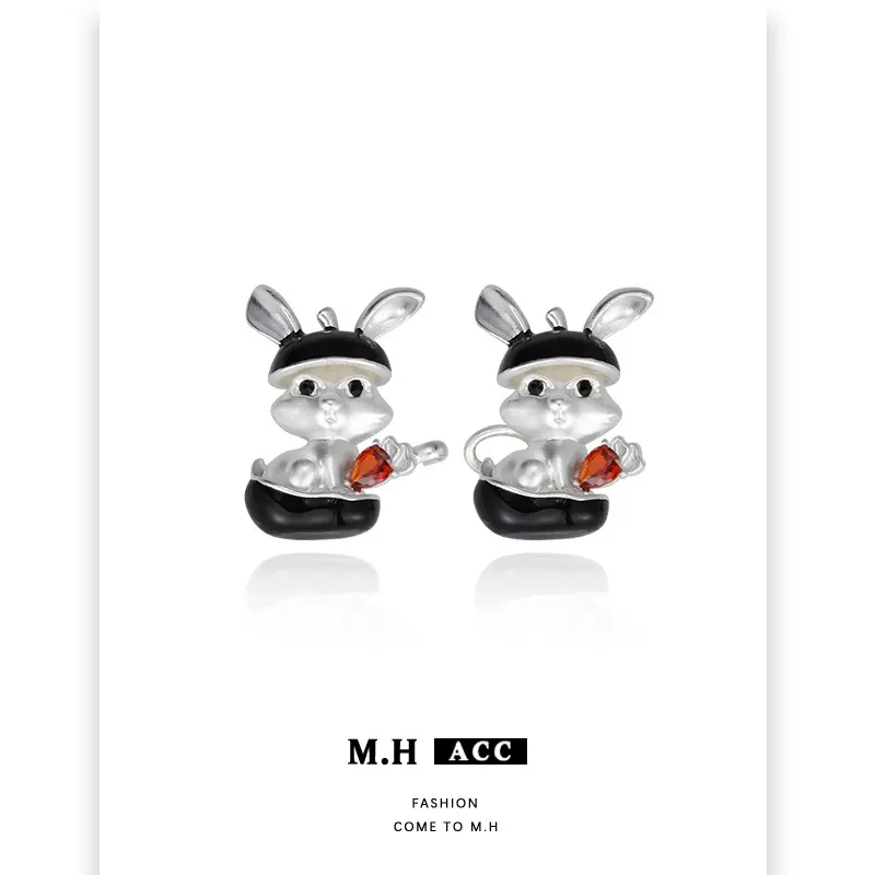 苹果兔子收腰扣女款裤腰收紧神器裤子腰肥松紧调节扣精致腰部饰品