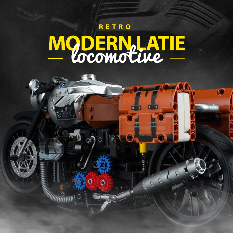 K caja 10515 latte motocicleta modelo tecnología piezas montaje de bloques de construcción de juguete adornos transfronterizos regalos de Venta caliente