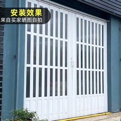 PVC 折りたたみドアオープンキッチンドア伸縮式ホームバルコニードアショップスライドシンプルな折りたたみ仮のドア工場