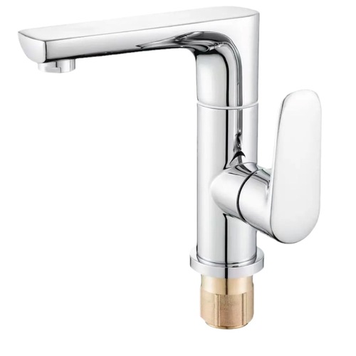 Factory wholesale 304 stainless steel basin hot and cold faucet bathroom bathroom counter basin 360 rotating water outlet