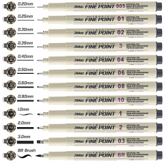 Waterproof needle pen art special sketch hook pen student hand-painted design sketch comic drawing brush wholesale