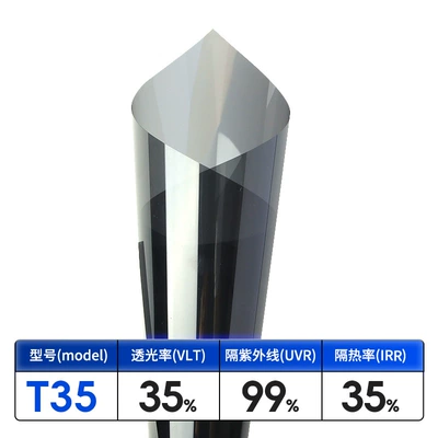 Automotive Film including full-vehicle tint, solar heat control - width-152m30m-t35-side-rear-guard