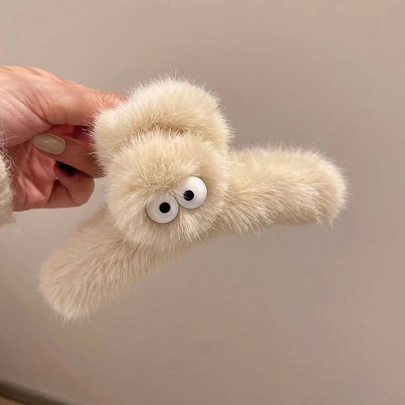 Estilo francés gran felpa clip de pelo de acrílico clip de tiburón Otoño e Invierno horquilla de alto grado versátil agarre del pelo updo tocado de pelo