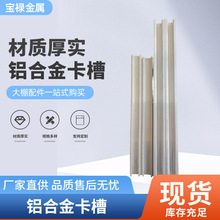 大棚配件用铝合金卡槽条热镀铝合金蔬菜花卉养殖大鹏薄膜固定器