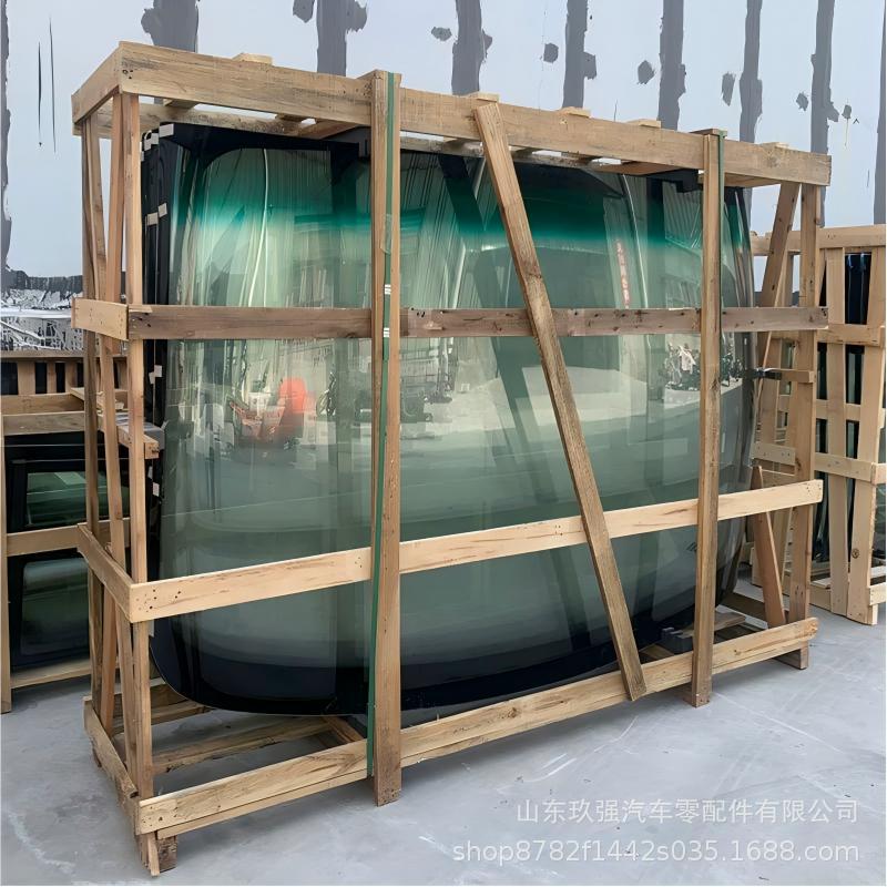 Bus windshield laminated glass H19C white glass bus front windshield safety laminated glass