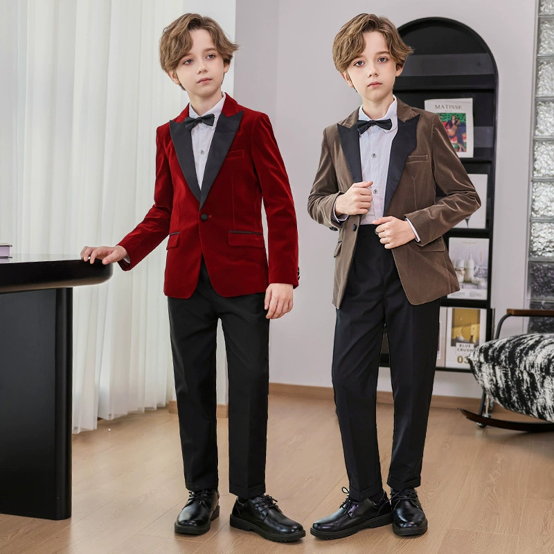 Внешняя торговля детский костюм костюм Британский осенний и зимний мальчик ведет речь