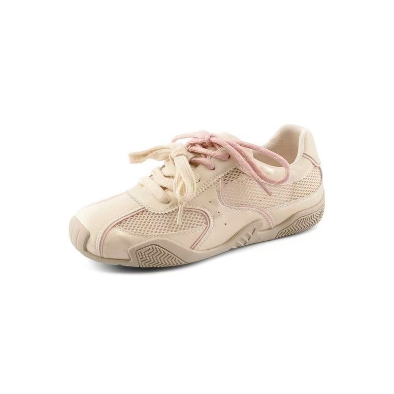 Zapatos de entrenamiento transpirables de malla explosiva para mujeres 2026 verano nuevos zapatos casuales de suela blanda, zapatos deportivos de altura ligera