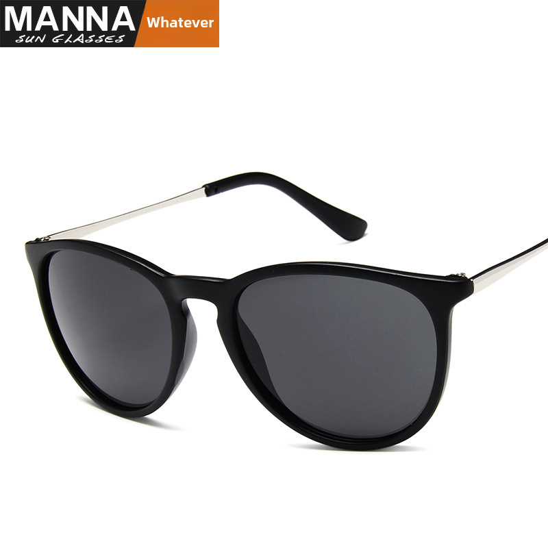 European and American Trend New Sunglasses Fashion Sunglasses Internet Popular Same Style Semi-metal Toad Glasses 4171_voghion.com