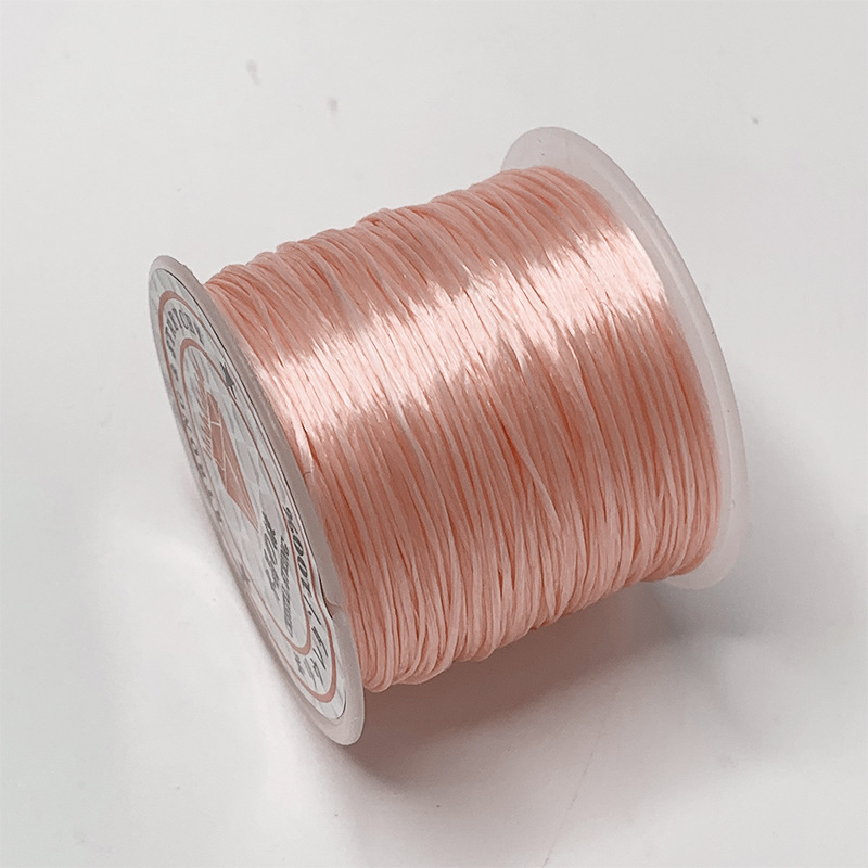 Cordón de pulsera de alta calidad de alambre plano elástico, cordón de cuentas resistente al desgaste, cordón de juego de alta elasticidad, cordón especial para pulsera