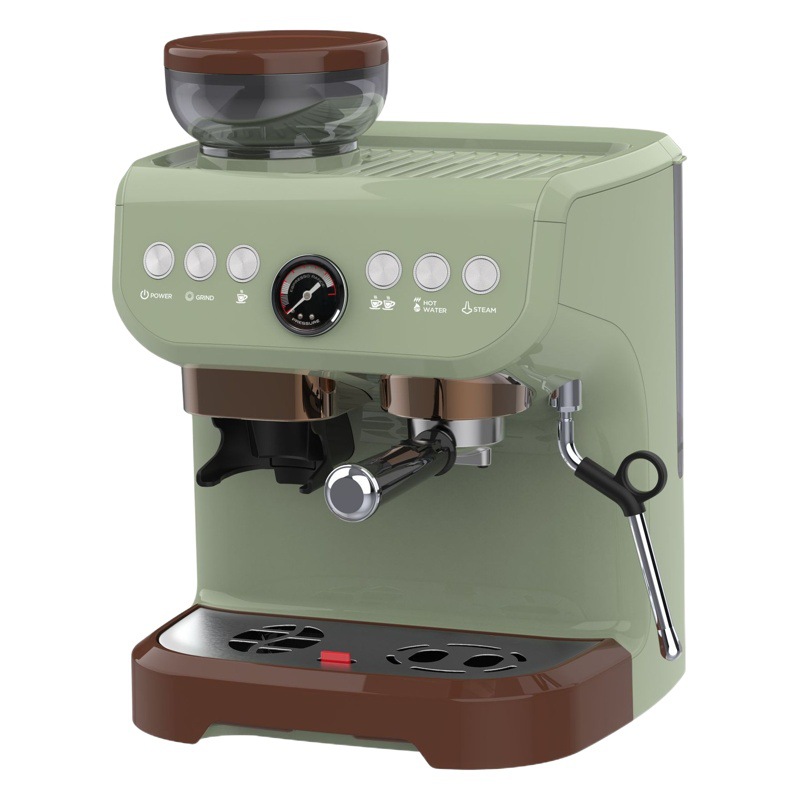 Coffelady semiautomático doméstico comercial molido granos máquina de café espresso molido en polvo de granos de café de doble propósito máquina de café