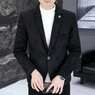 2025 Spring Men's Slim-fit Small Suit Top New Men's Coat 0108