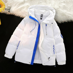 Winter Men's Cotton-padded Coat Cotton-padded Coat Loose Fashionable Handsome Warm Men's Coat