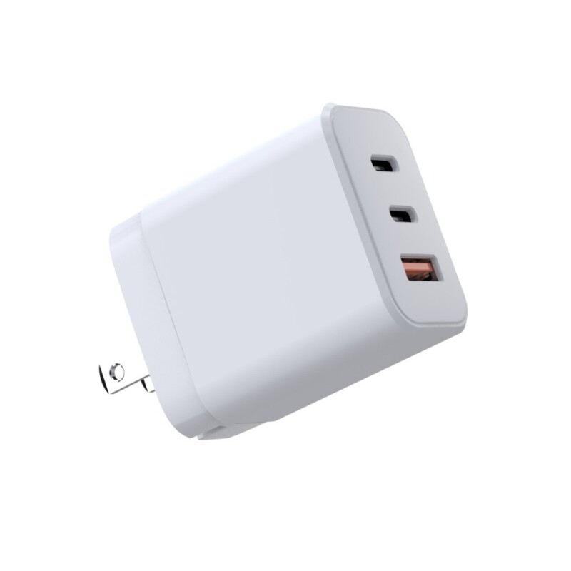 Pd65W Gallium Nitride Charger Global Certification 2C1A Suitable for Apple Notebook Fast Charging Head Ce Kc Pse