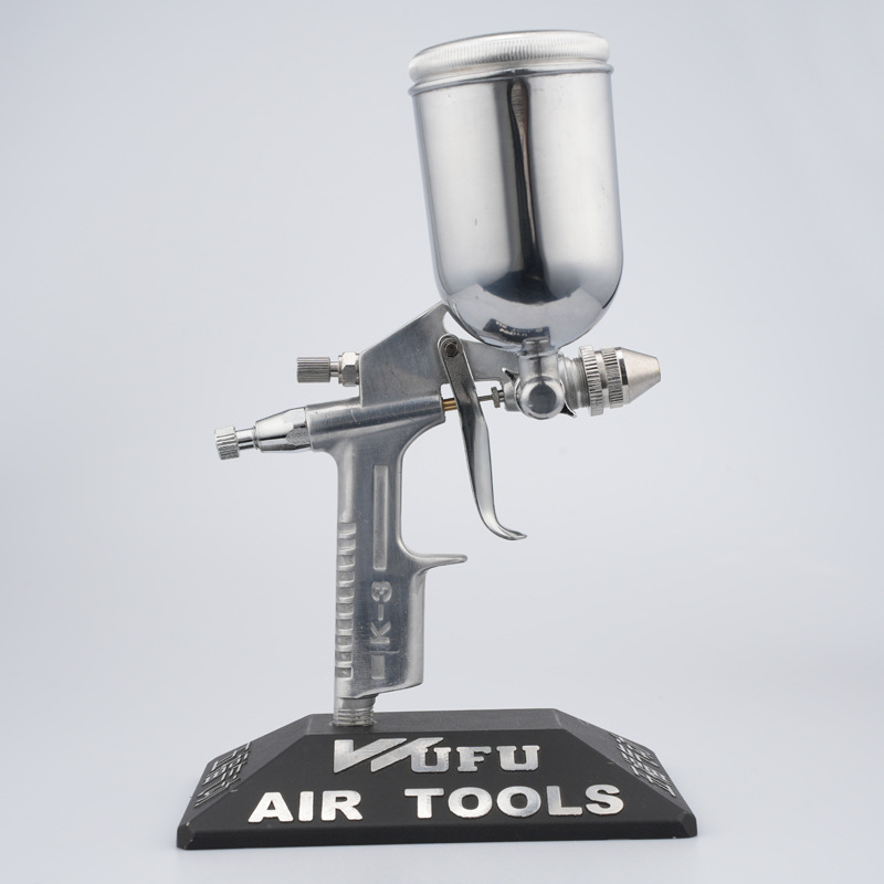 Pistola de pulverización neumática K - 3A transfronteriza personalizada 0.5 - 1.0mm alta atomización 100ml botella de pulverización pequeña pistola de reparación