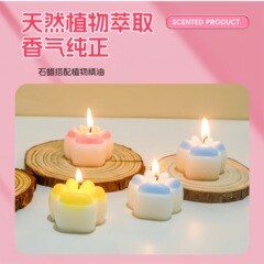 小猫爪香薰蜡烛摆件礼品伴手礼diy手作可爱创意造型香氛蜡烛ins风