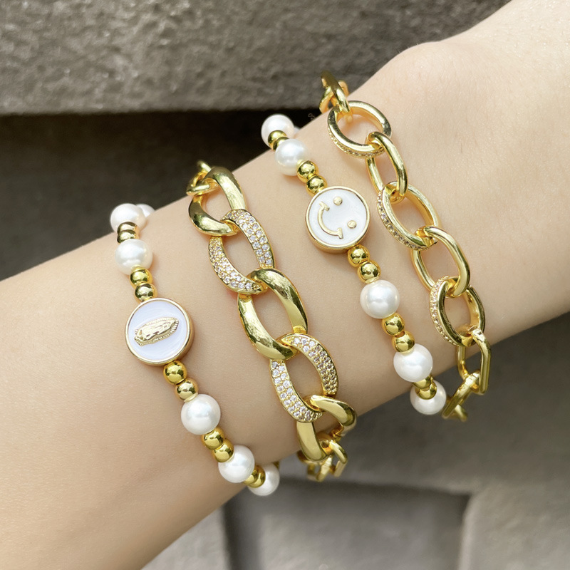 European and American Bracelets Simple and Popular Womenu0027s Metal Hollow Clip Bamboo Chain Elegan