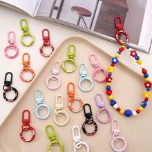 合金甜甜圈弹簧扣钥匙扣 手工diy箱包扣玩具扣手机链钩扣饰品挂件