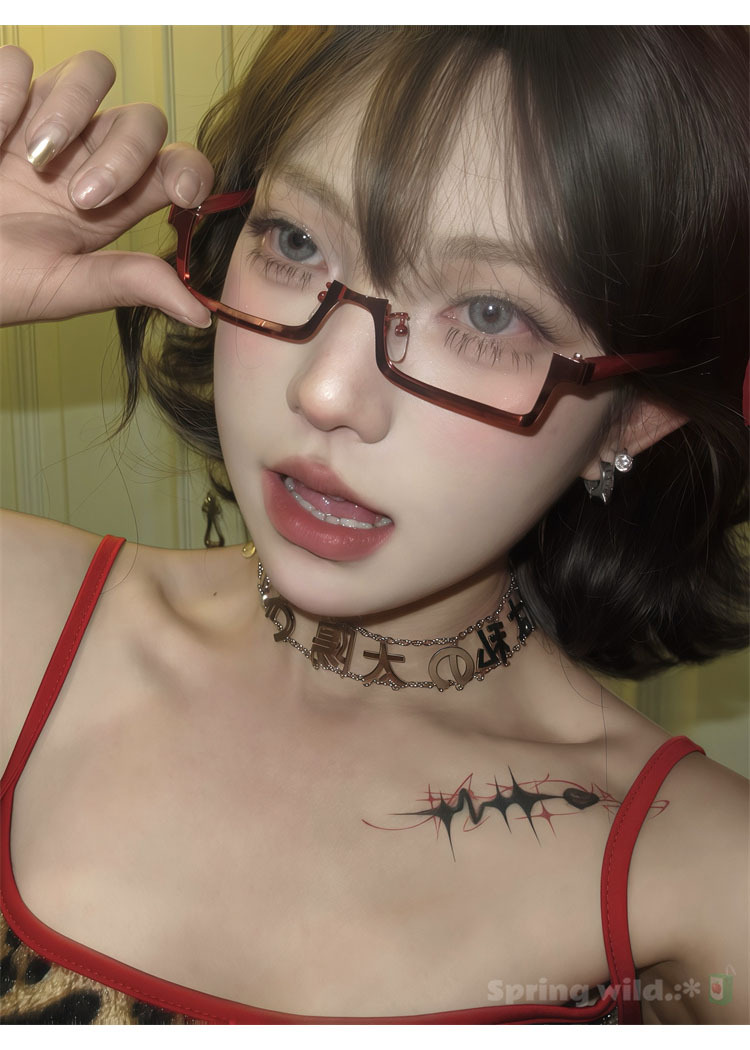 Casual, Masquerade, Cosplay Occasion Y2K Square Women's Glasses Frame