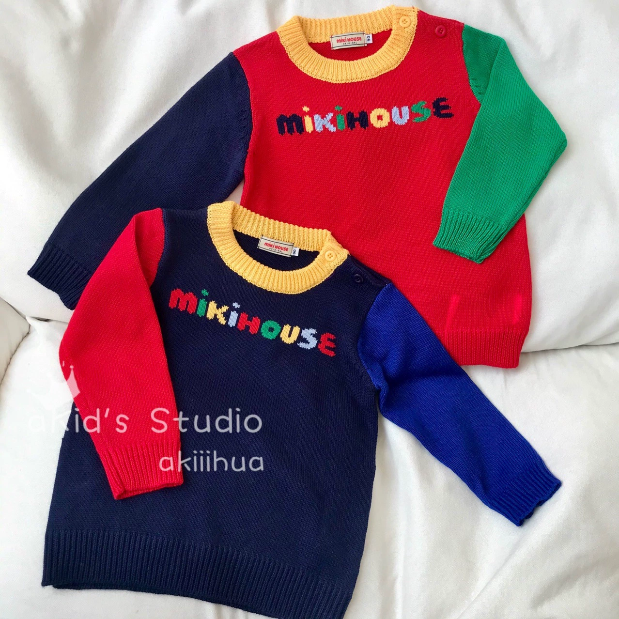 Японская Одиночная трикотажная рубашка для внешней торговли, вязаный свитер классического цвета с буквами и круглым вырезом и длинным рукавом Джокер