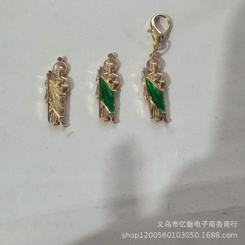 Jewelry DIY accessories cross-border supply European and American religious fashion necklaces pendants bag charms car key accessories