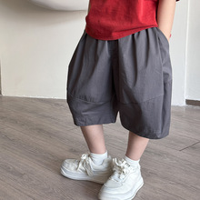 童装儿童短裤2025夏季新款男童短裤五分裤男孩休闲风中大童裤子