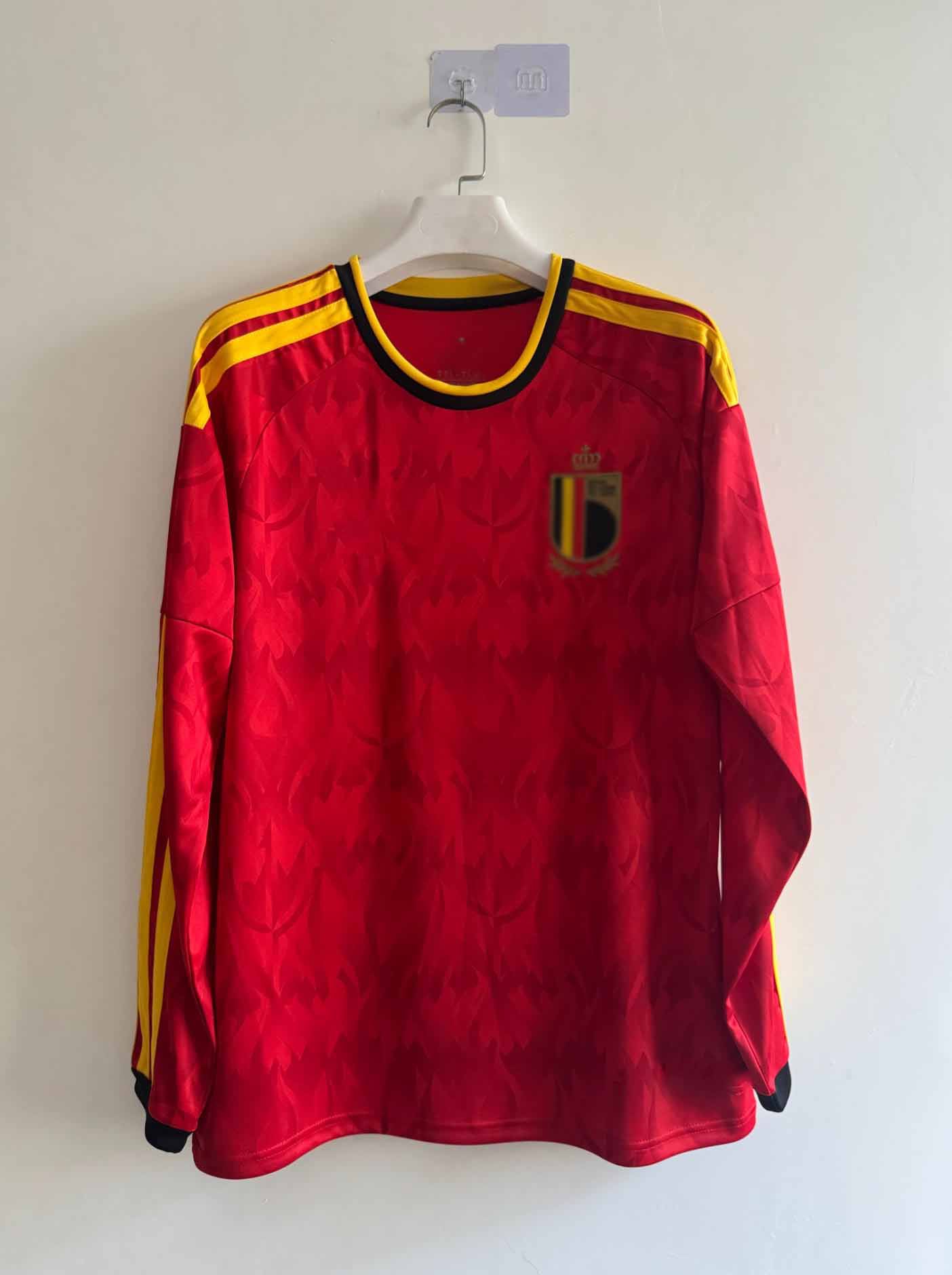 Nueva camiseta de fútbol de mangas largas de Argentina Real Madrid Barça de Alemania, la misma camiseta de venta directa suelta transpirable image 12