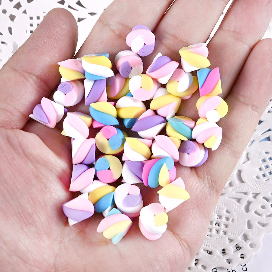 Small cotton cream food play with accessories