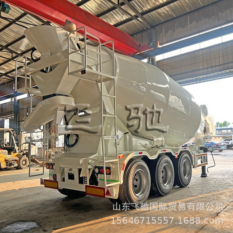 出口10方12立方混凝土搅拌车 半挂水泥搅拌车 混凝土搅拌运输罐