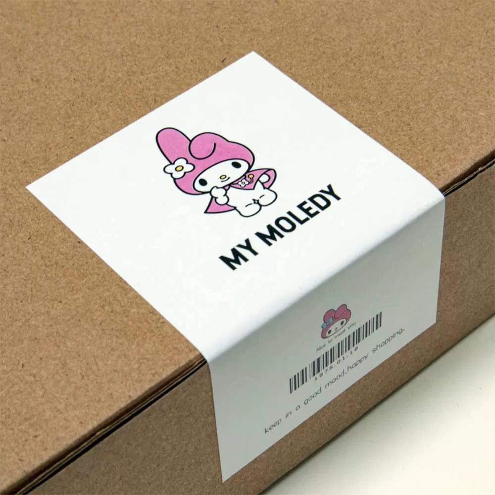 Наклейки-этикетки Seal (Sanrio) Милый мультяшный дизайн в коробке — 1 шт., случайный персонаж
