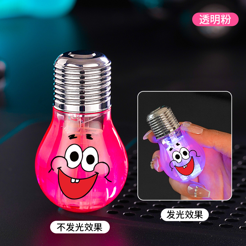 Transparent powder grimace