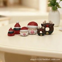 木小小手工木雕圣诞老人圣诞节桌面小摆件桌面摆件送朋友创意礼物