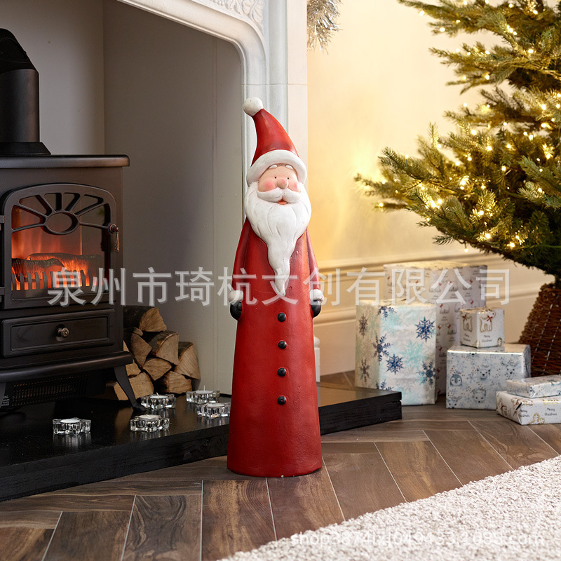 国境を越えた新商品が人気アマゾンクリスマス新クリスマス老人と雪だるま庭に装飾品を飾る|undefined