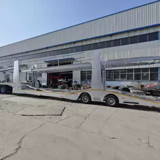 17米轿车拖板车 框架式欧式轿运车 升降小笼车 车型美观