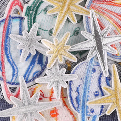 Strawberry Computer Embroidered Label Universe Planet Zhangzi Fashion Accessory Clothing Hat Decoration DIY Patch Fabric Applique