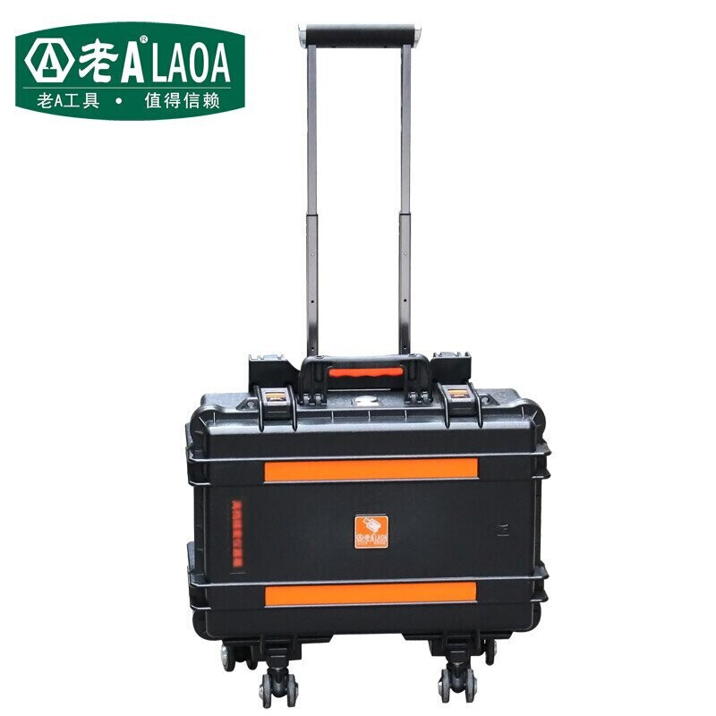 LAOA viejo a prueba de golpes caja de instrumentos portátil instrumento alemán caja de herramientas de 11 pulgadas LA115111