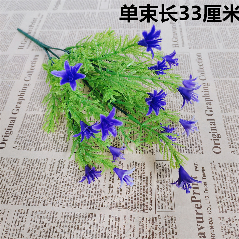 Transfronterizo amazónico anti-UV protección solar Zodiac hippopotamus imitación primavera pequeña lirio flores falsas flores de plástico interior