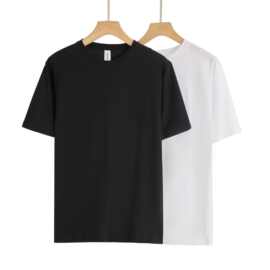 外贸150g纯棉棉可溯源欧码空白T恤跨境专供现货批发文化衫印logo