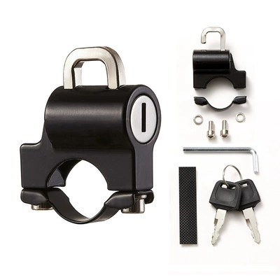 Helmet lock motorcycle electric bike bicycle accessories handlebar lock hook hat helmet lock (Helmet lock) - ordinary