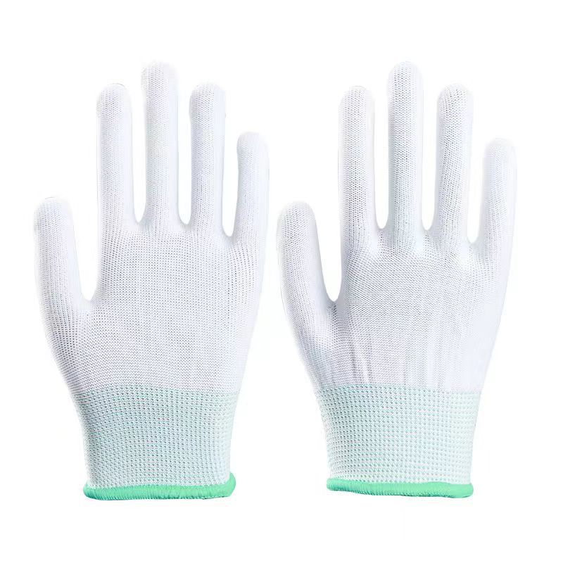 Guantes de nylon de 13 pines núcleo Delgado Antiestático de nylon Wenwan guantes de etiqueta trabajo de protección laboral guantes de protección laboral al por mayor