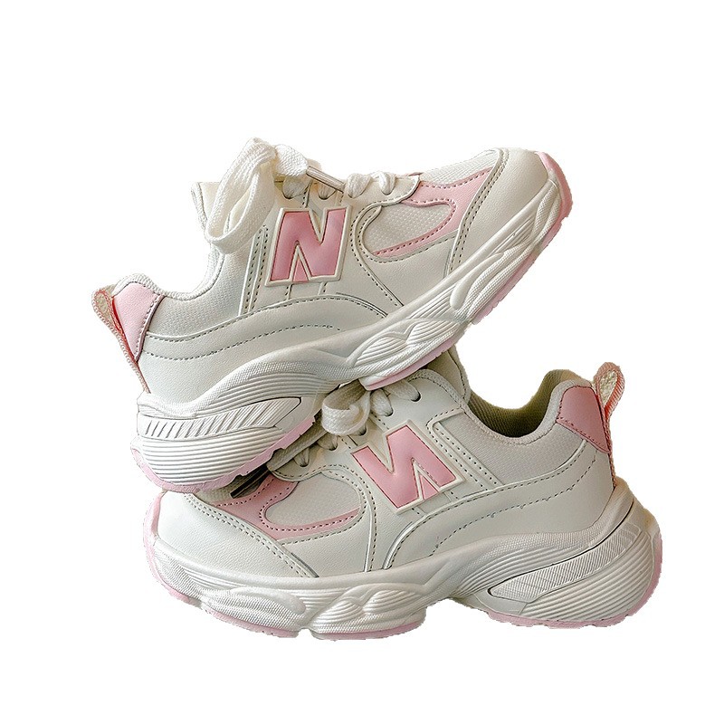 Zapatos de niñas 2025, nuevos zapatos deportivos para niños, zapatos de papá para niños, zapatos de running coreanos con suela suave